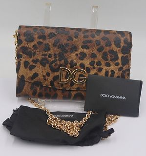 COUTURE. Dolce & Gabbana Leopard Print Clutch.