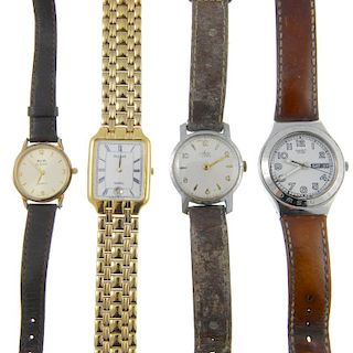 A mixed bag of watches to include bracelet, pocket and wrist watches, mechanical and quartz movement