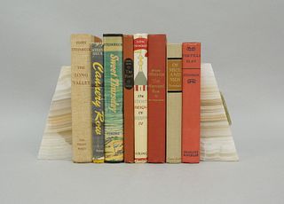 (8) Volumes, John Steinbeck, Hard Cover Editions.