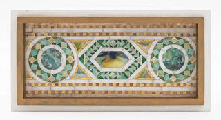 Tiffany Studios Favrile Glass & Abalone Mosaic