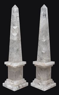 Monumental Rock Crystal Obelisks, Pr