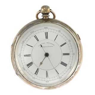 An open face centre seconds pocket watch by W.Edmonson. Silver case, hallmarked Chester 1894. Signed