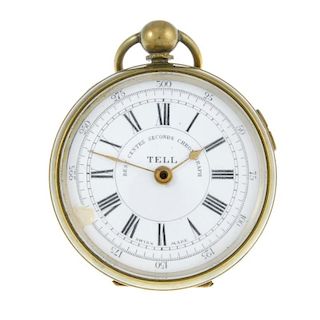 A mixed group of nine pocket watches and a silver trench style watch, to include two silver pocket w
