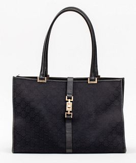 Gucci GG Canvas & Leather Handbag