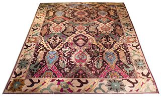 Antique Caucasian Dragon Carpet, Room Sized