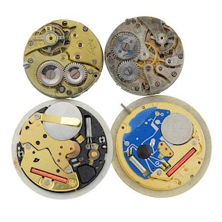 A bag of assorted watch movements. All recommended for spare or repair purposes only. Approximately