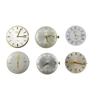 A selection of quartz and mechanical watch movements, including both lady's and gentleman's examples