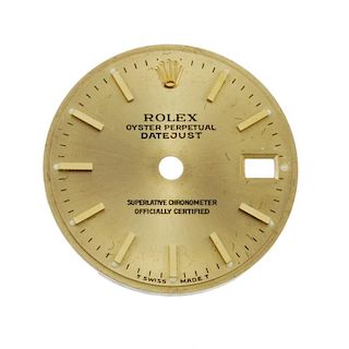 A group of six lady's dials in the style of Rolex. All recommended for spares and repair purposes on