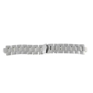 TAG HEUER - a stainless steel Kirium bracelet with folding clasp. Recommended for spares and repair