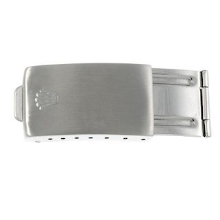 ROLEX - a stainless steel Oyster bracelet clasp. Recommended for spares and repair purposes only.  <
