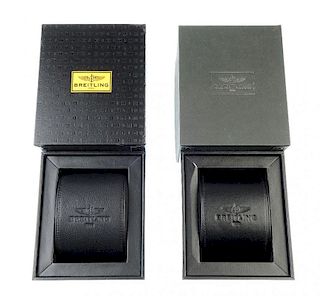 A selection of Breitling watch boxes, some incomplete. Approximately 6.  <br><br>Due to the quantity