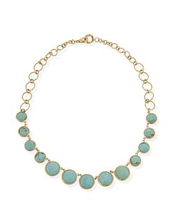An Ippolita "Polished Rock Candy" turquoise necklace