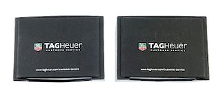A selection of Tag Heuer service cases. Approximately 50.  <br><br>Due to the quantity of items in t