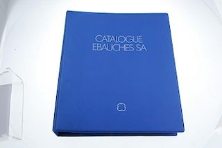 A pair of technical reference books, one for Bulova, the other for Ebauches SA. <br><br>