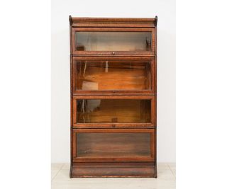 FOUR SECTION BARRISTERS BOOKCASE