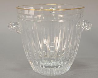 Waterford marquis ice bucket in original box. ht. 6 1/2 in.; dia. 6 1/2 in.