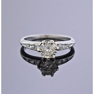 Platinum 0.65ct Diamond Engagement Ring
