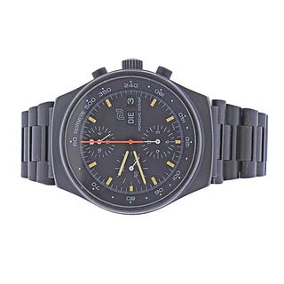 Porsche Design PVD Orfina Day Date Chronograph Watch 7176S