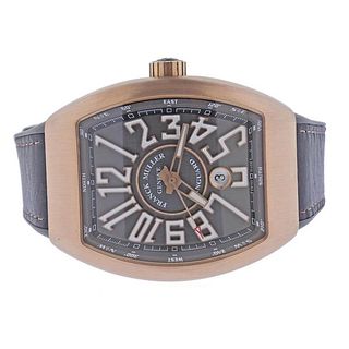 Franck Muller 18k Rose Gold Vanguard Watch V45SCBR5NGR