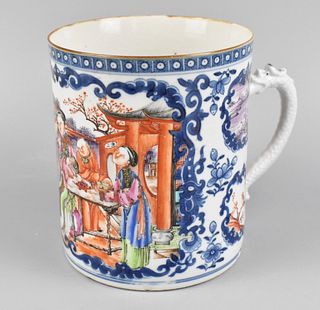 Chinese Canton Glazed Mug, 18/ 19th C.