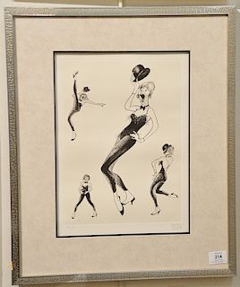 Al Hirschfeld (1903-2003) etching of Shirley Maclaine, signed in pencil lower right Hirschfeld, numbered in pencil lower left 32/200...