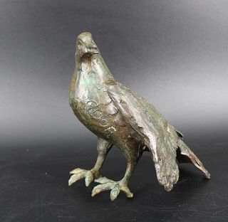 ( Ilana Goor Israel 1936 ) Bronze Dove