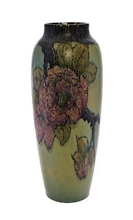 A Rookwood Matte Glaze Pottery Vase, Katherine Jones, Height 17 1/2 inches