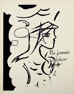 Braque, Georges Cahier 1917-1947 (und) 1947-1955. Mit zahlreichen lithographierten Tafeln. Paris, Maeght, 1948 (und 1956). Gr.-4°. Lose Bogen in farbi