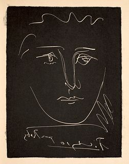 Godet, Robert J. L'âge de soleil. Mit einer Heliogravüre von Pablo Picasso (Negativdruck der Radierung "Pour Roby").  Paris, aux dépens de l'auteur 19
