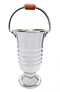 A WMF Silver-Plate Champagne Bucket, Height 16 1/8 inches.