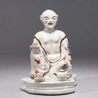 Chinese Enameled Porcelain Figure
