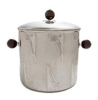 An WMF Silver-Plate Ice Bucket, Height 11 3/4 inches.