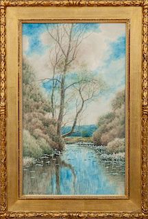 Samuel Rosco Chaffee (1850-1913): River Scene