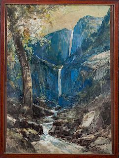 Walter Wilcox Burridge (1857-1913): Yosemite Falls