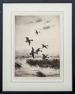 Roland Green (1890/6-1972): Water Fowl: Three Plates