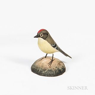 Jess Blackstone Carved and Painted Kinglet