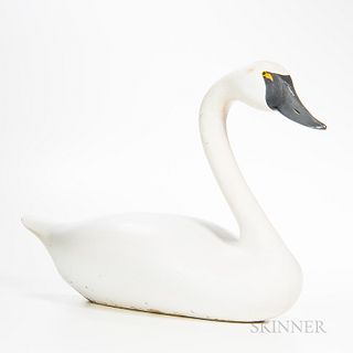 R. Madison Mitchell Carved and Painted Swan