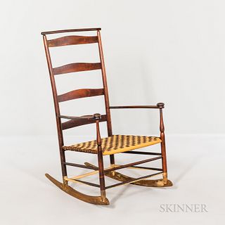 Shaker No. 7 Production Armed Rocking Chair