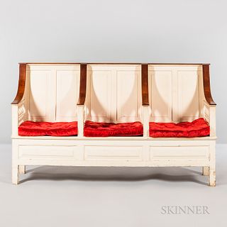 Cherry Painted Bench