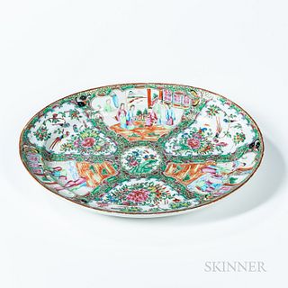 Rose Medallion export Porcelain Platter