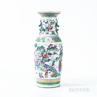 Large Export Porcelain Vase