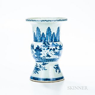 Nanking Export Porcelain Ku Form Face