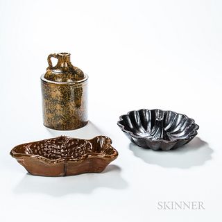 Three 19th Century Pottery Items