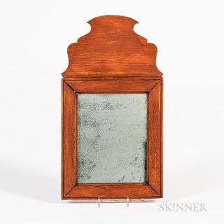 Red-painted Pine Mirror