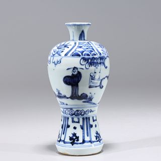Small Chinese Blue & White Vase