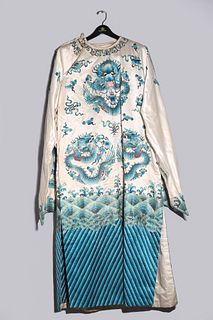 Large Chinese Dragon Robe with Gold Thread