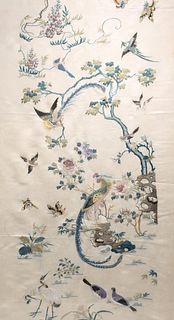 Antique Chinese Framed Embroidery