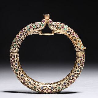 Antique Gold Vermille Bracelet
