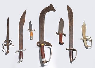 Group of Seven Assorted Swords & Daggers