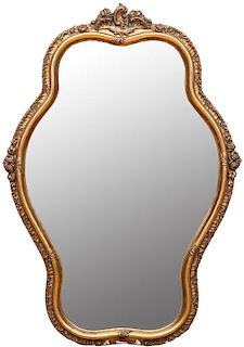 Louis XV Style Carved Giltwood Mirror